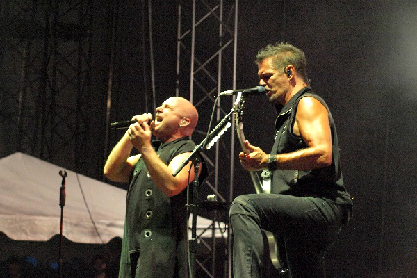 Disturbed performing live at Soaring Eagle Casino and Resort in Michigan