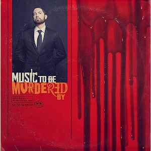 Eminem, "Music to be Murdered By" album cover.