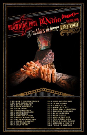 "The Brothers in Arms" tour poster.