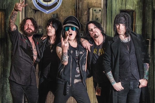 L.A. Guns featuring Phil Lewis on vocals, Tracii Guns on guitar, Ace Von Johnson on guitar, Johnny Martin on bass and Scot Coogan on drums.