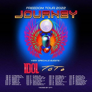 Journey tour poster via AEG Presents