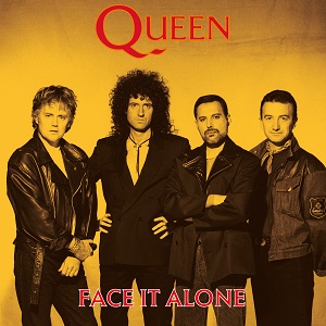 Queen, "Face It Alone," cover art 