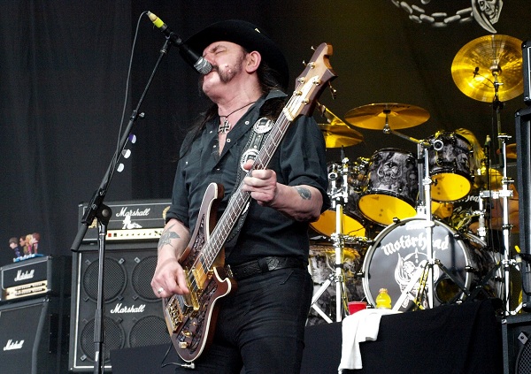 Motorhead frontman Lemmy Kilmister performing during the Mayhem Festival tour.