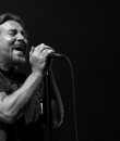 Eddie Vedder of Pearl Jam at Joe Louis Arena in Detroit, Michigan, in 2014.