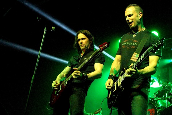 Alter Bridge band members Myles Kenney and Mark Tremonti