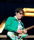 Photo of Rivers Cuomo of Weezer performing at Soaring Eagle in Mount Pleasant, Michigan.