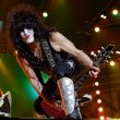 KISS performing live at DTE Energy Music Theatre in Clarkston, Michigan.
