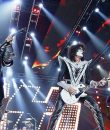 Kiss performing at Little Caesars Arena in Detroit, Michigan.