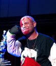 Live photo of Five Finger Death Punch vocalist Ivan Moody performing at Soaring Eagle Casino and Resort in Mount Pleasant, Michgan.