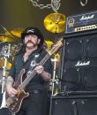 Lemmy Kilmister of Motorhead performing live on Mayhem Fest at DTE Energy Music Theatre hear Detroit.