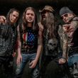 Saliva's current lineup, including Bobby Amaru on vocals, Wayne Swinny on guitar, Paul Crosby on drums and Brad Stewart on bass.