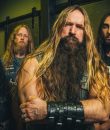 The member of Black Label Society standing in a dark room. It's the band's 2021 press photo.