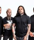 Drowning Pool press photo against a white background