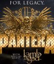 Pantera tour poster. It's black and gold.