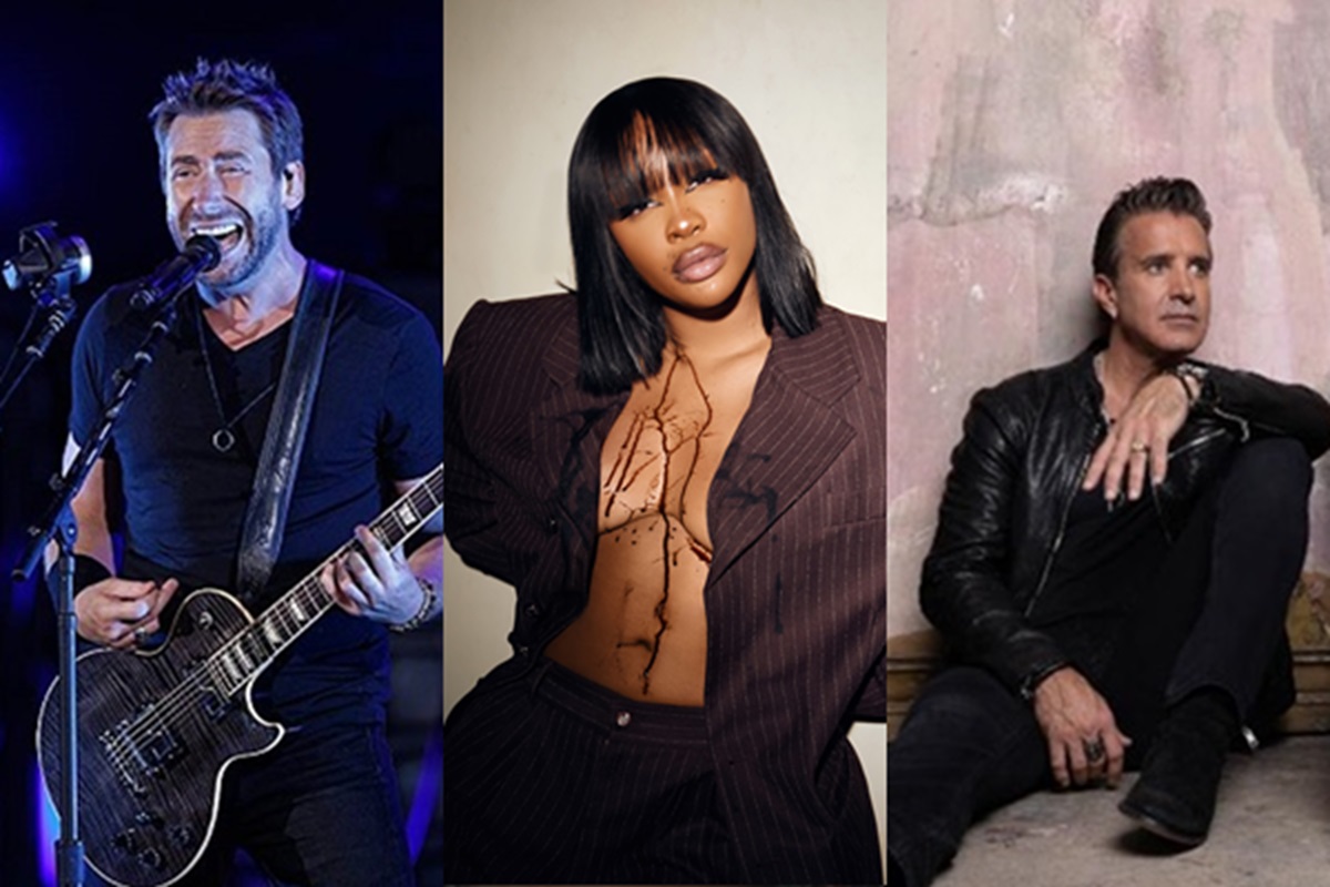 Composite image of Chad Kroeger, SZA and Scott Stapp