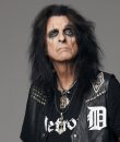 Alice Cooper wearing a Detroit jacket and shirt
