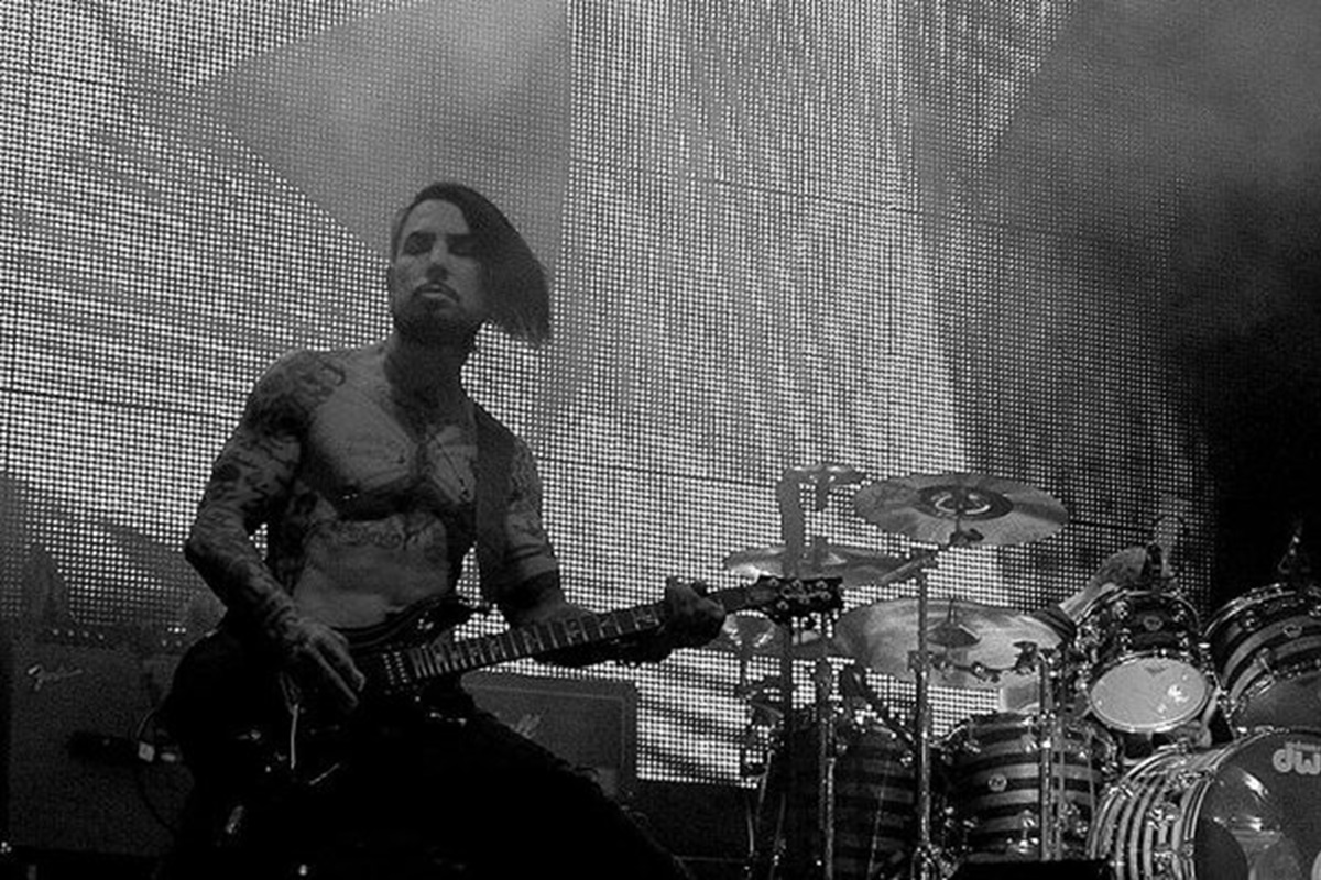 Dave Navarro of Jane's Addiction performing live on stage in Lansing, Michigan. Dave Navarro says he's been having difficulty when it comes to mental health after the death of his good buddy Taylor Hawkins of Foo Fighters.