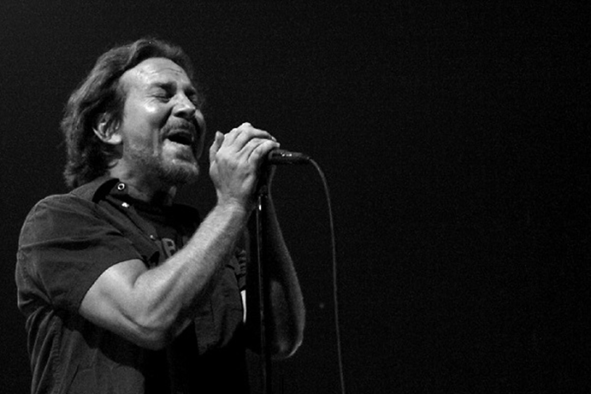 Pearl Jam vocalist Eddie Vedder.