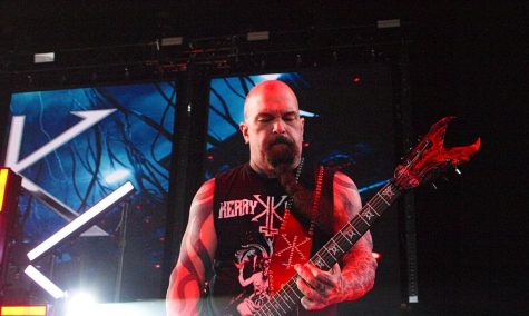 Kerry King of Slayer is a big Las Vegas Raiders fan.