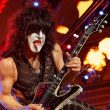 Kiss. The members of rock band Kiss are working on a new project that celebrates their farewell tour, "The End of the Road."