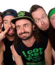 Pirate metal band Alestorm. Genres mix and match so much today, and that can create some of the strangest musical genres.