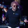 Sammy Hagar performing live.