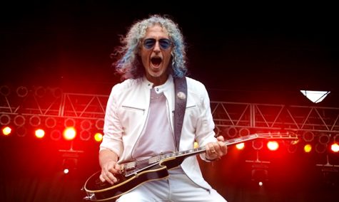 Foreigner performing live.