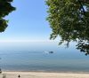 A lake in the summertime.