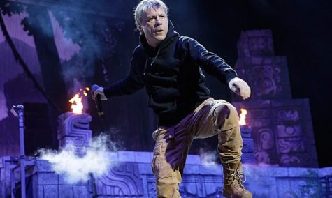 Bruce Dickinson of metal band Iron Maiden