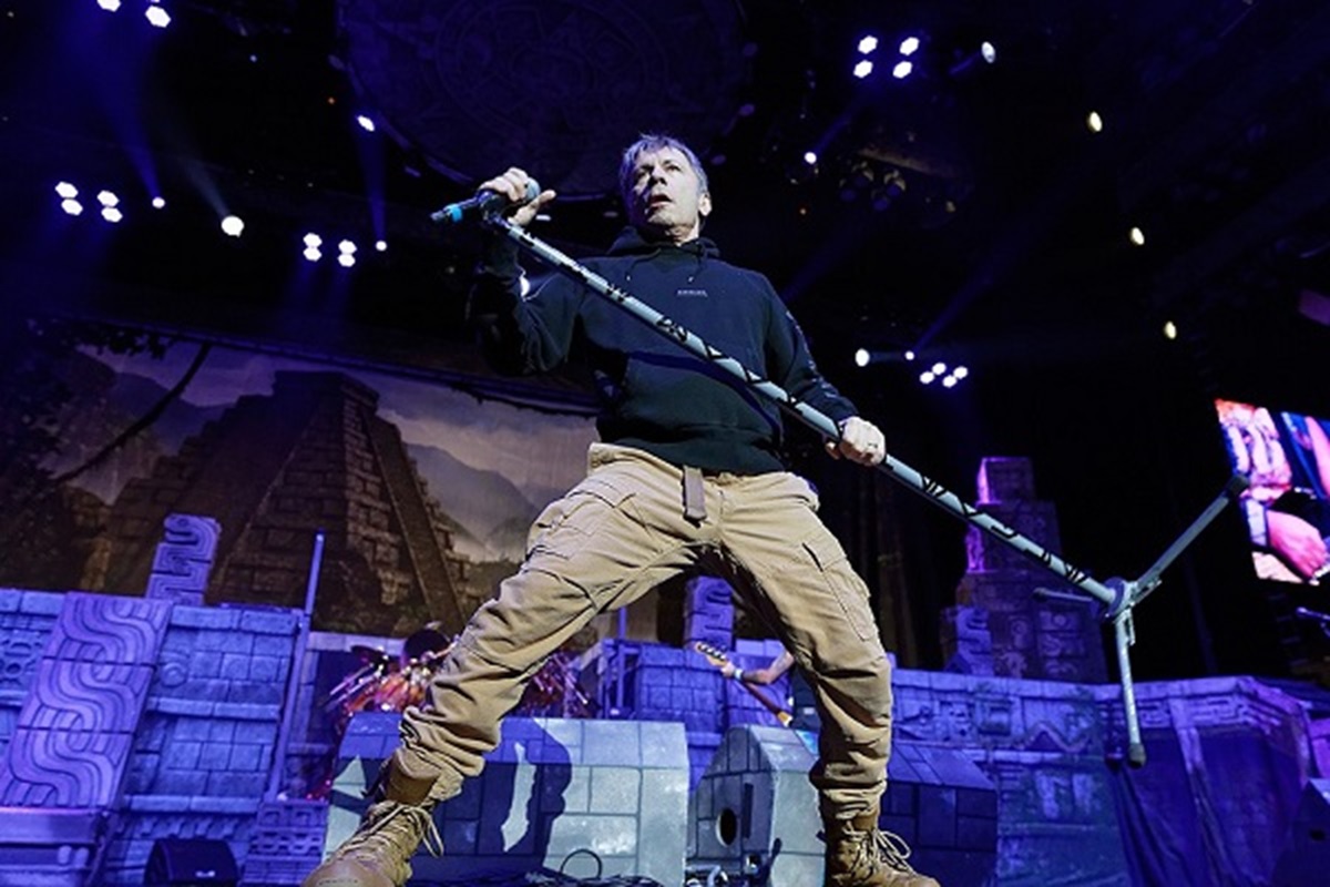 Bruce Dickinson of Iron Maiden.