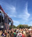 Outside summer music festival.