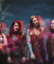 Heavy metal band Kittie.