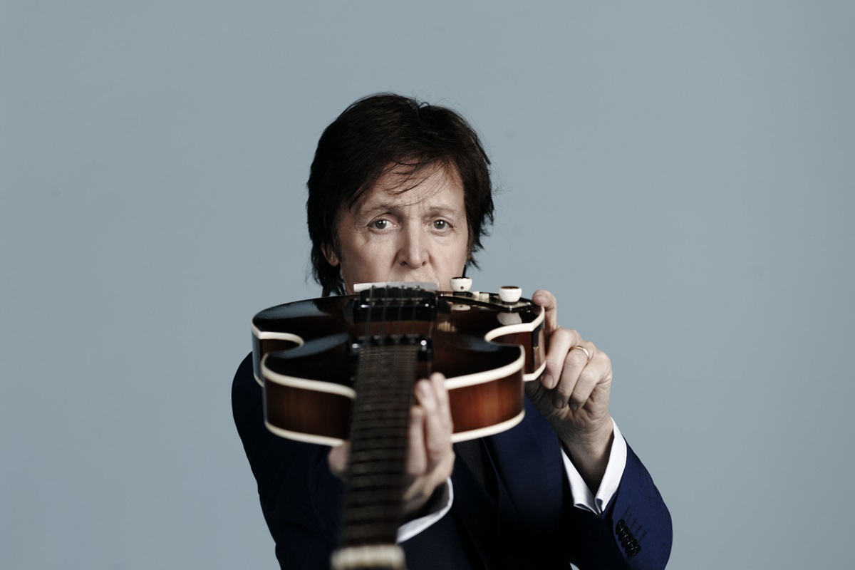 Paul McCartney of the Beatles.